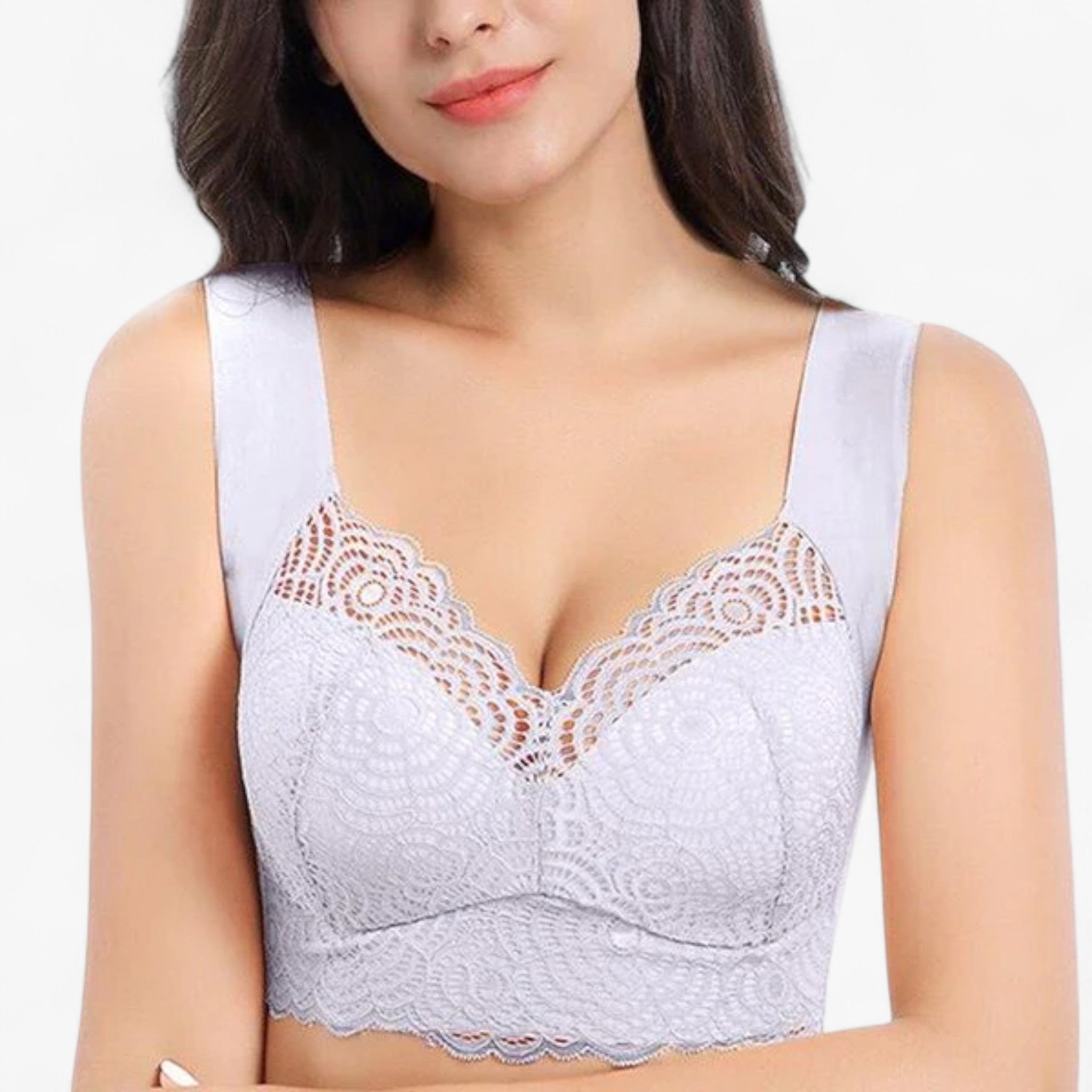 Reggiseno Anti-Sudore Livia™ Donna - Traspirante, Comfort Ottimale, Tessuto Morbido - Grigio - anti bra donna livia reggiseno reggiseno anti sudore women's underwear - Concept Palermo