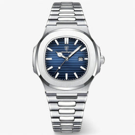 Orologio in acciaio inossidabile, resistente e funzionale - Blu - acciaio funzionale inossidabile Linen Old (Google) old_google orologio orologio acciaio resistente Unisex watches - Concept Palermo