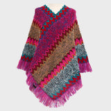 Damesponcho geïnspireerd op boho-stijl
