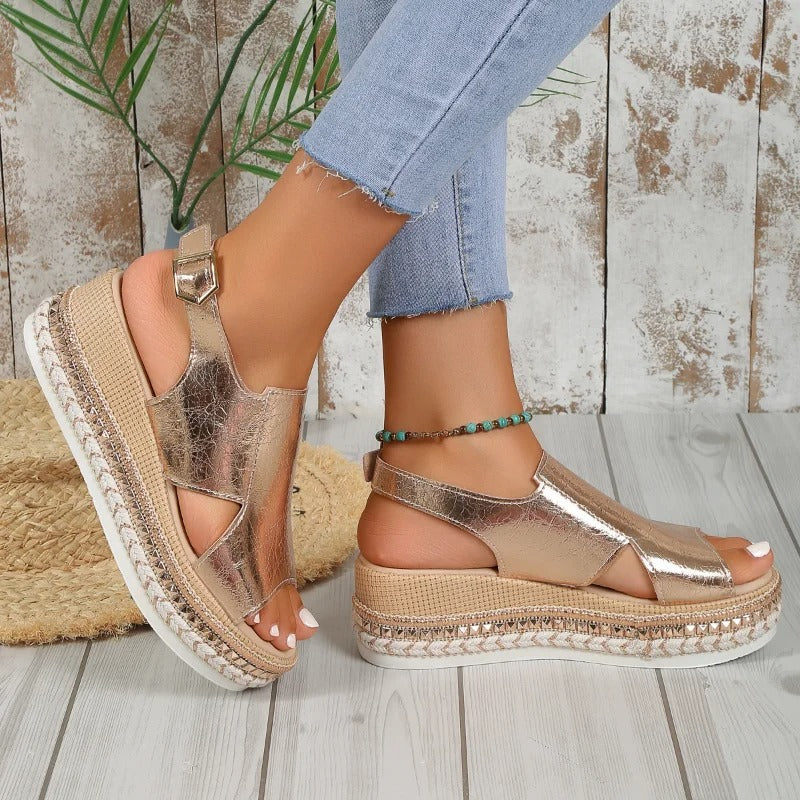 Sandali Ortopedici Donna Comfort con Supporto Arco Plantare per Lavoro e Tempo Libero - - comfort donna medici sandali sandali medici sandals women sandals - Concept Palermo