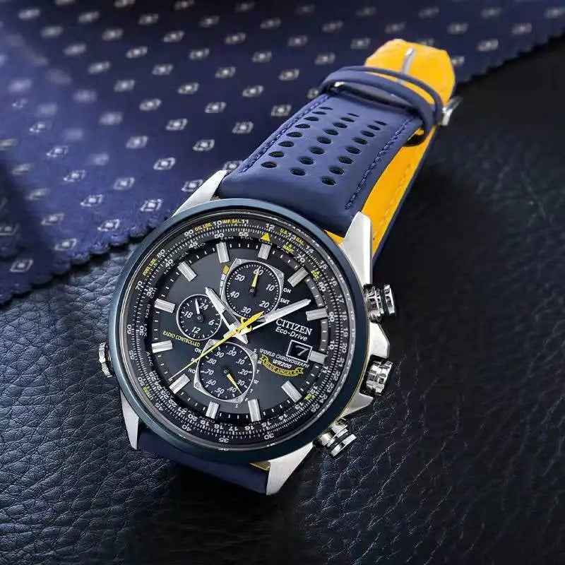 Orologio cronografo da uomo MultiSteel, cinturino in pelle, elegante e preciso - - chronographe cross-from-marche-lino-15830596813149 cuir montre multisteel multisteel montre New-google overig - Concept Palermo