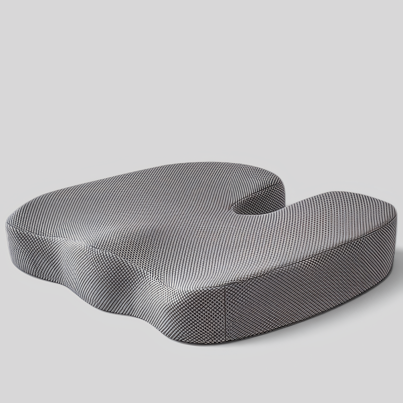 Cuscino Ortopedico Ergonomico in Memory Foam per Sedia Ufficio e Auto - Sollievo Dolore Schiena/Anca - Grigio - alla alle cushion dolori ortho comfort seat | riduce i dolori alle anche e alla schiena - € ortho pillow Pillow riduce riduce dolori schiena - Concept Palermo