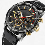 Herenhorloge - robuuste stijl met ingebouwde verlichting