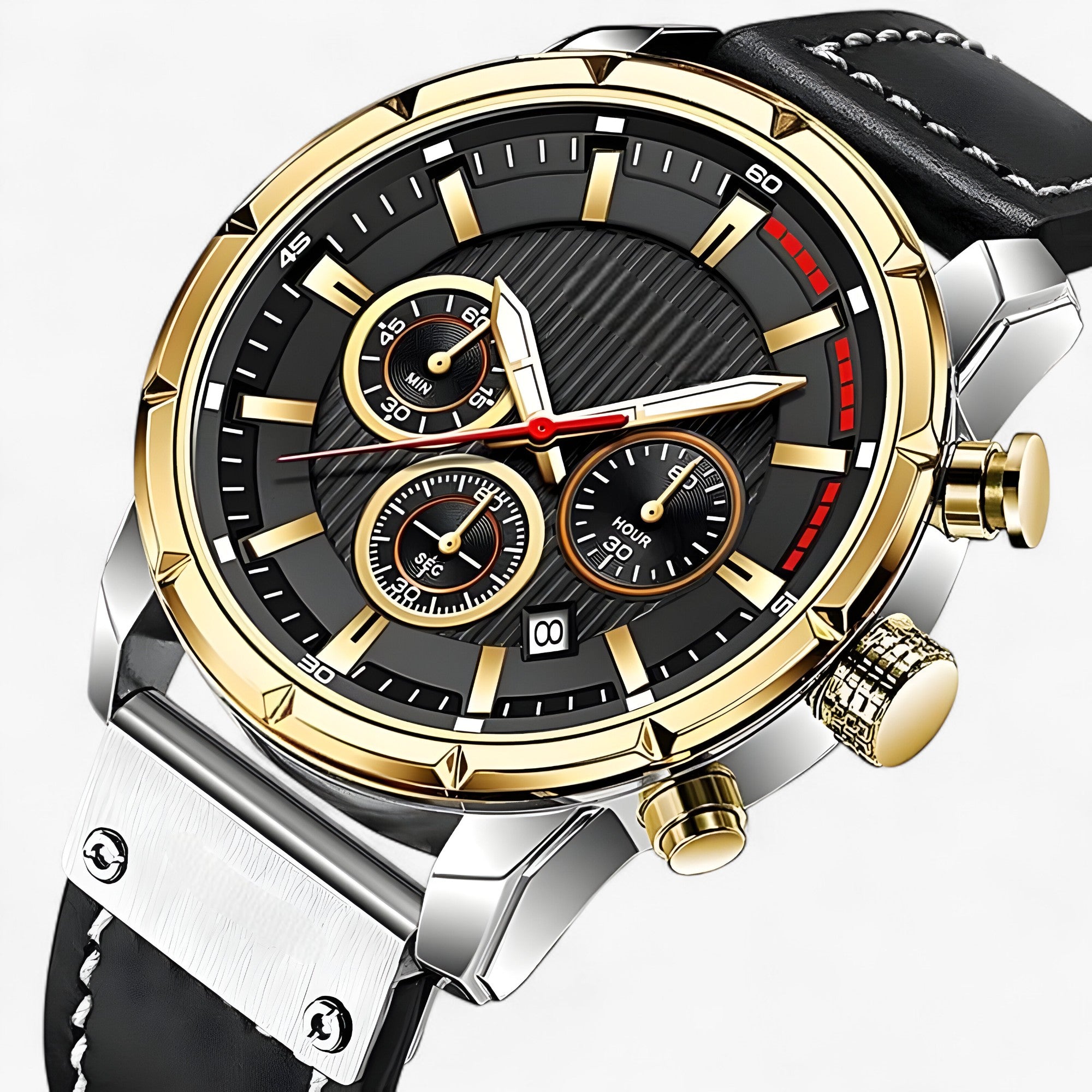 Orologio da Uomo - Stile Robusto con Luce Integrata - - dom titan | orologio da uomo - stile robusto con luce integrata - €25 integrata luce new_for_google_may orologio orologio uomo robusto stile uomo Watches - Concept Palermo