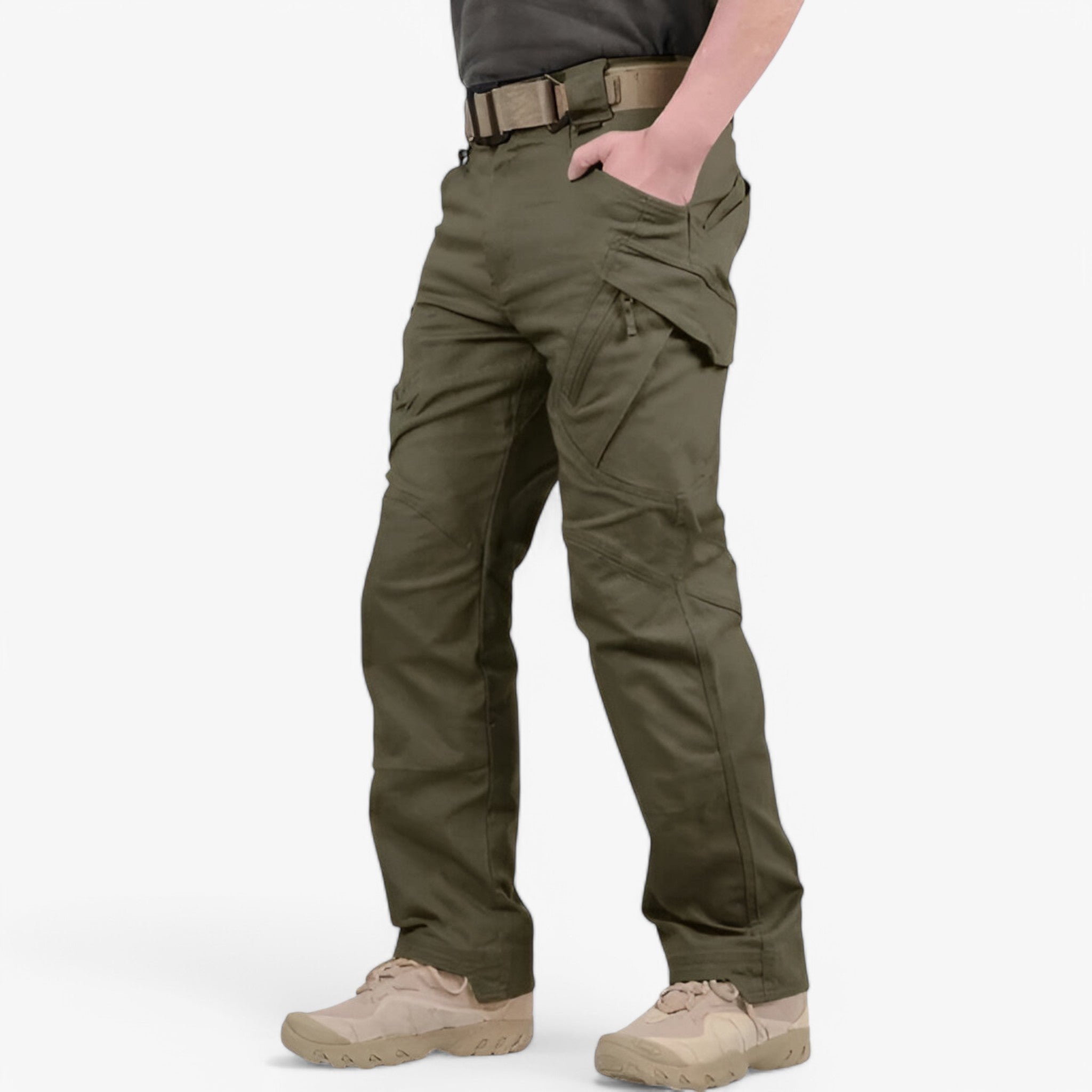 Pantaloni tattici - resistenti e multitasche Uomo - Verde - multitasche pantaloni pantaloni tattici pants resistenti tattici uomo - Concept Palermo
