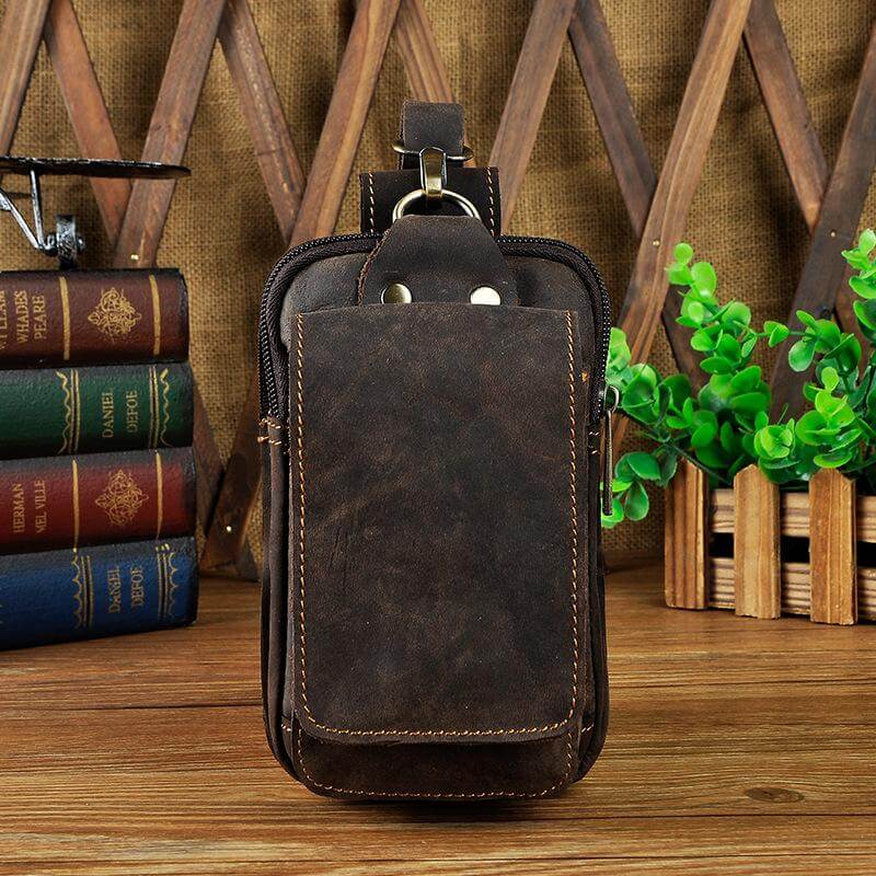Borsa Uomo Nera in Vera Pelle con Tracolla Regolabile, Ideale per Lavoro e Tempo Libero - - Bags borsa borsa uomo mens wallet pelle uomo vera wallets - Concept Palermo