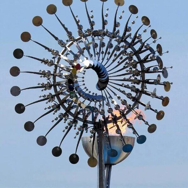 Magico mulino a vento in metallo - - home & garden magico magico mulino metallo mulino vento wind spinner - Concept Palermo