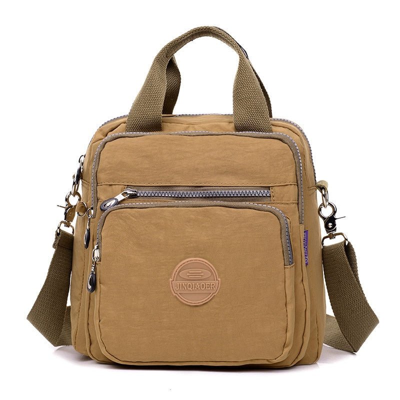 3-in-1 Borsa a tracolla impermeabile multifunzionale di tendenza Donna - Ocra - borsa donna impermeabile multifunzionale overig tendenza tracolla - Concept Palermo