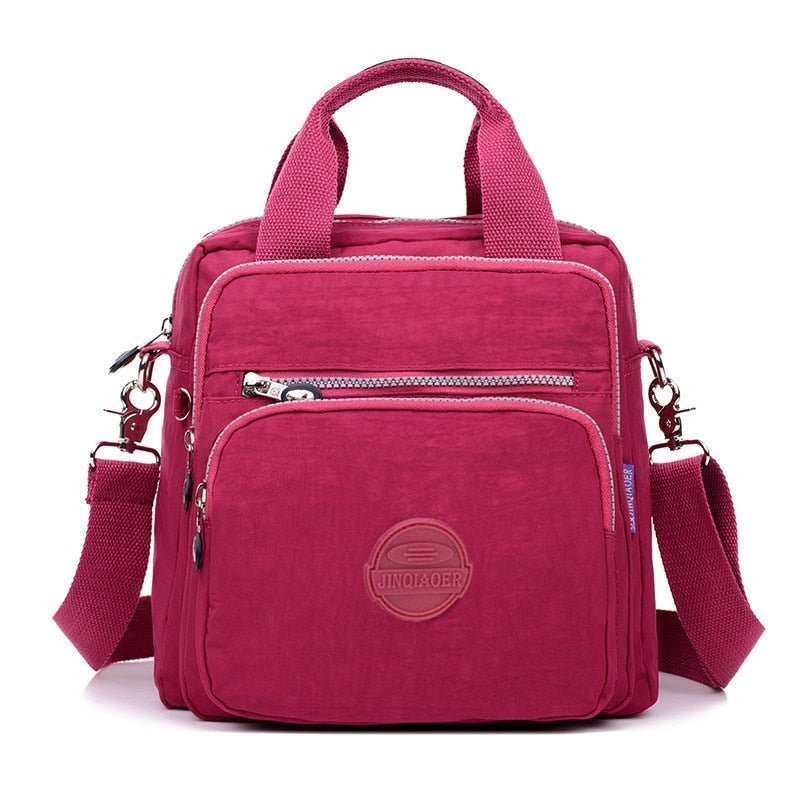 3-in-1 Borsa a tracolla impermeabile multifunzionale di tendenza Donna - Rosa scuro - borsa donna impermeabile multifunzionale overig tendenza tracolla - Concept Palermo