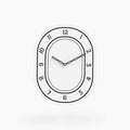 Actualiza tu casa con modernos relojes de pared Crema