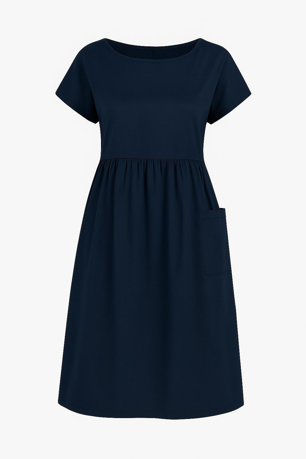 Vestito estivo casual con tasche Donna - Blu scuro - casual cute summer dress donna Dresses estivo female dress tasche vestito vestito estivo - Concept Palermo