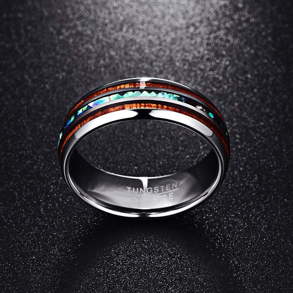 Anello in legno di koa hawaiano - - anello anello legno hawaiano jewelry legno - Concept Palermo