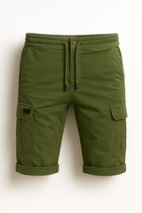 Heren Cargo Bermuda Casual van Katoen - Comfortabele en Praktische Zomerse Shorts
