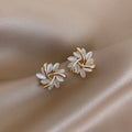Pendientes para hombre en oro con ópalo natural - Elegantes y modernos
