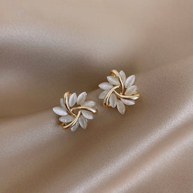 Orecchini Uomo in Oro con Opale Naturale - Eleganti e Moderni - Default Title - earrings GLAMOROUS jewelry Linen Men opale orecchini orecchini opale Specialoccasionjewelry uomo - Concept Palermo