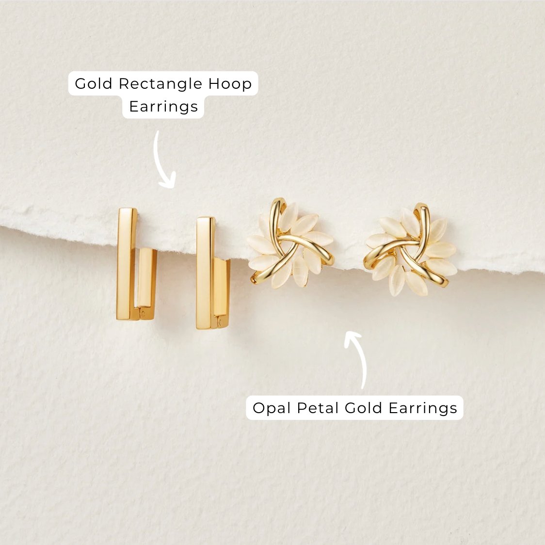 Orecchini Uomo in Oro con Opale Naturale - Eleganti e Moderni - - earrings GLAMOROUS jewelry opale orecchini orecchini opale Specialoccasionjewelry uomo - Concept Palermo