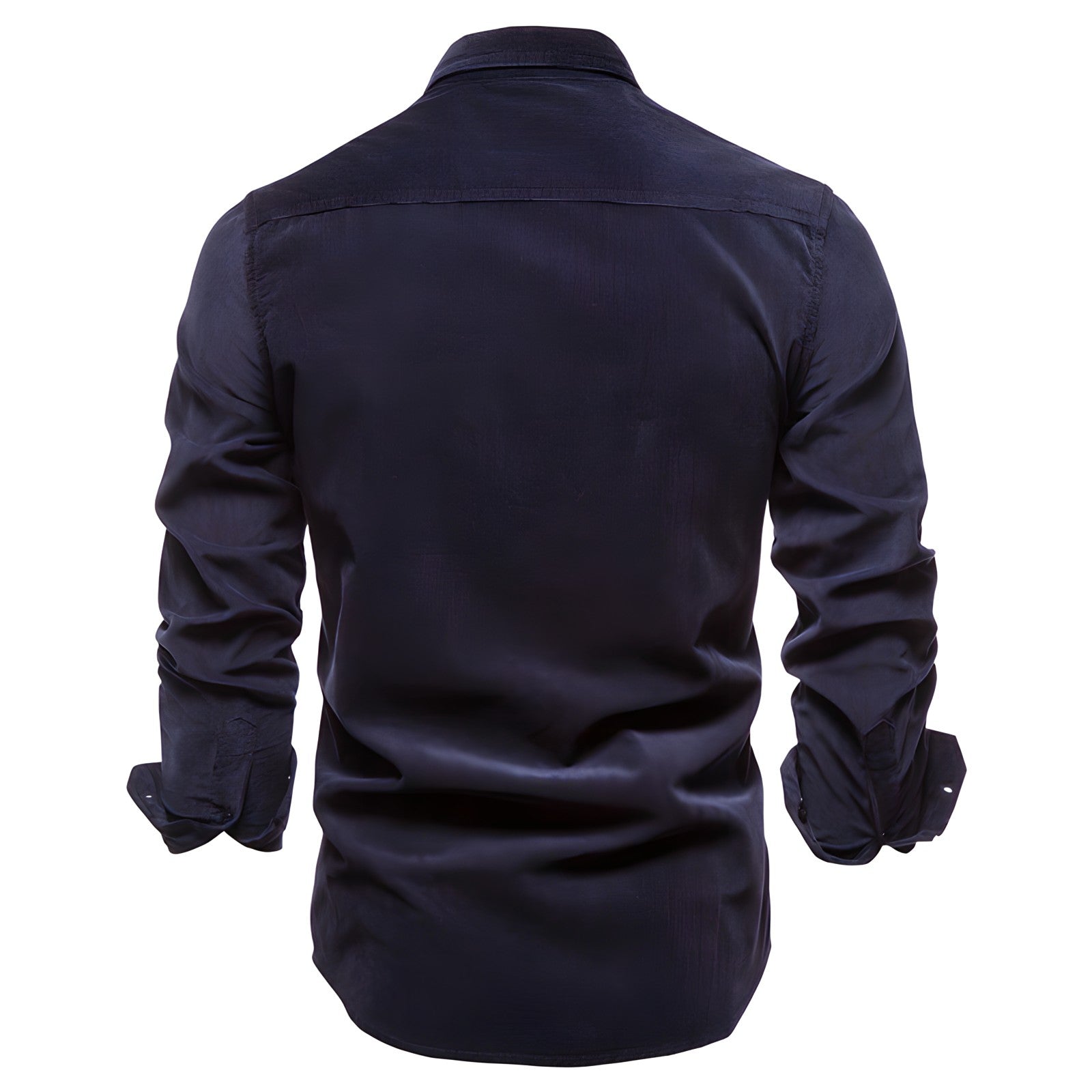 Camicia Uomo Maniche Lunghe - Tasche Petto, Stile Versatile