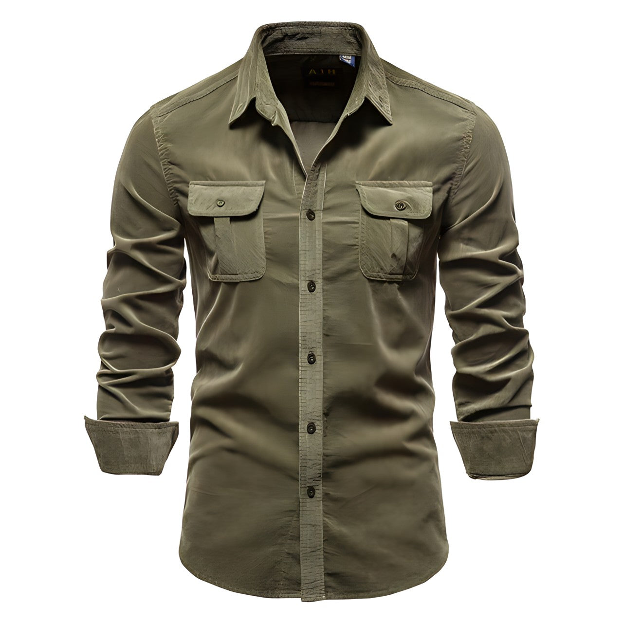 Camicia Uomo Maniche Lunghe - Tasche Petto, Stile Versatile