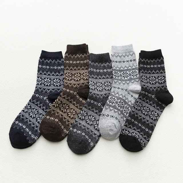 Chaussettes D'hiver | Chaleur Ultime, Confort et Durabilité Coton - Bergen (5 paires) - chaleur chaussettes chaussettes hiver confort coton cross-from-marche-lino-15830621159773 durabilité hiver New-google Nieuwe collectie-tag Old (Google) old_google ultime - Concept Palermo