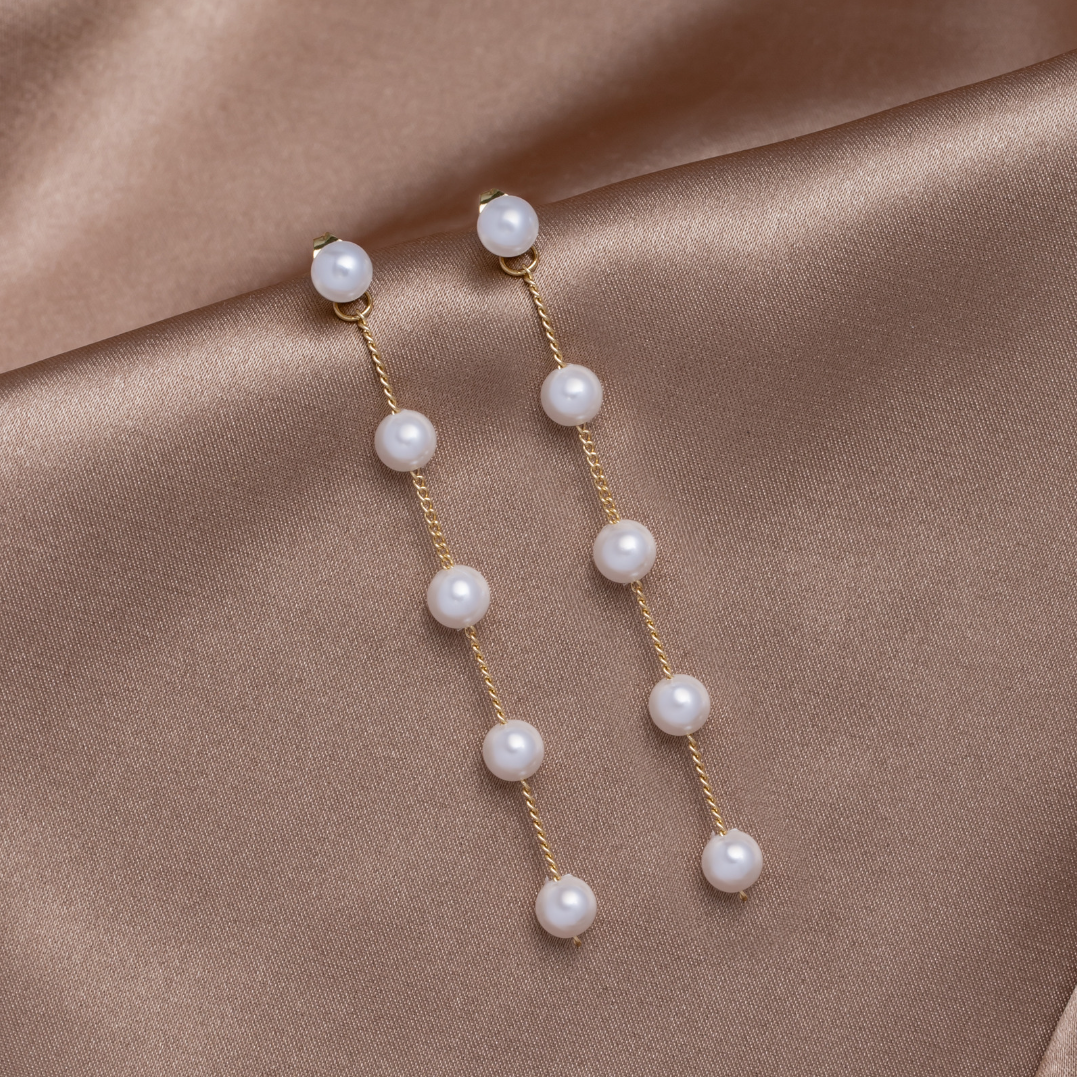 Orecchini a goccia di perla Uomo - oro - earrings GLAMOROUS goccia Gold HYPOALLERGENIC jewelry orecchini orecchini goccia Pearl perla uomo - Concept Palermo