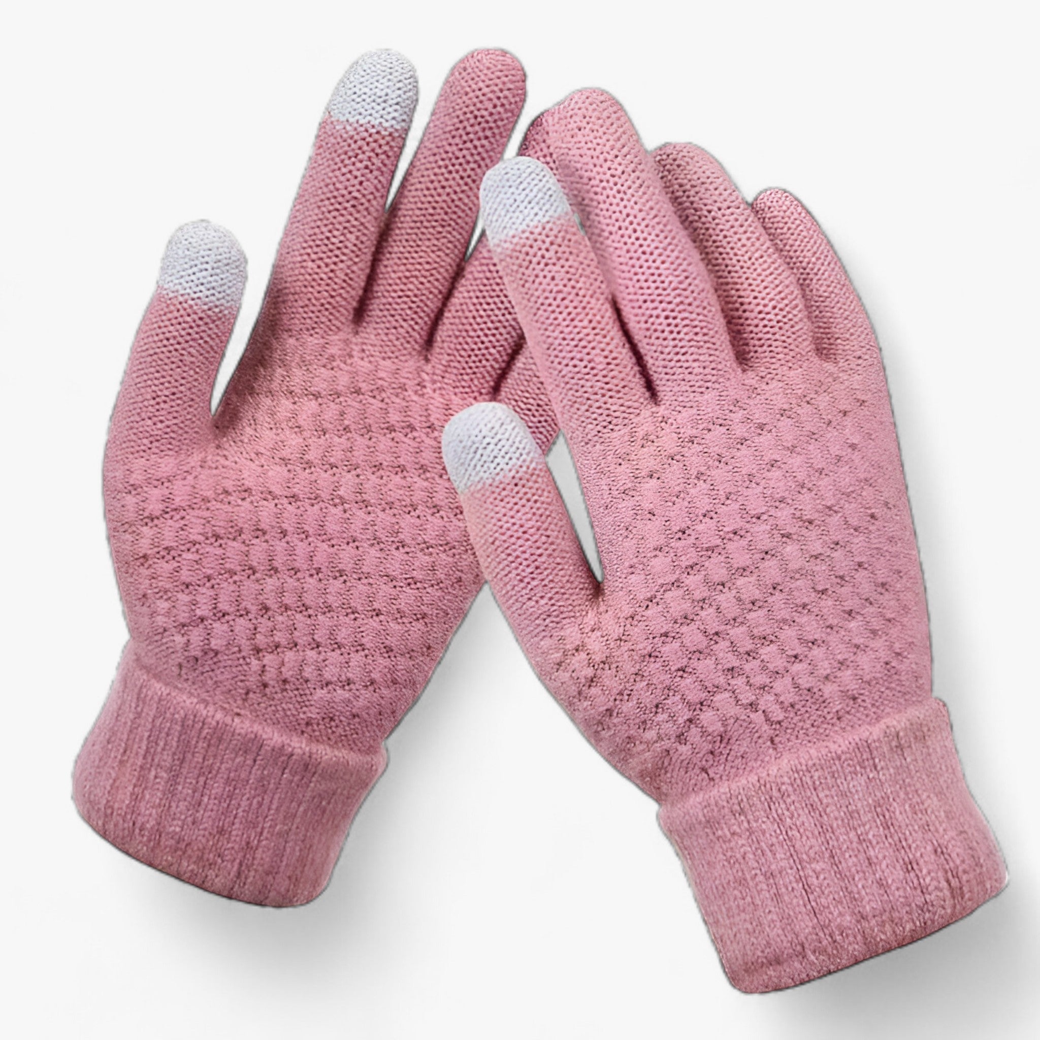 Guanti invernali caldi con touchscreen - Estensibilità e comfort assoluti Lana - Rosa - assoluti caldi comfort estensibilità gloves & mittens guanti guanti invernali invernali - Concept Palermo