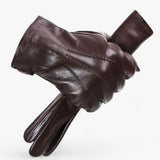 Winterhandschoenen van schapenvachtleer: superieure warmte en stijl voor heren