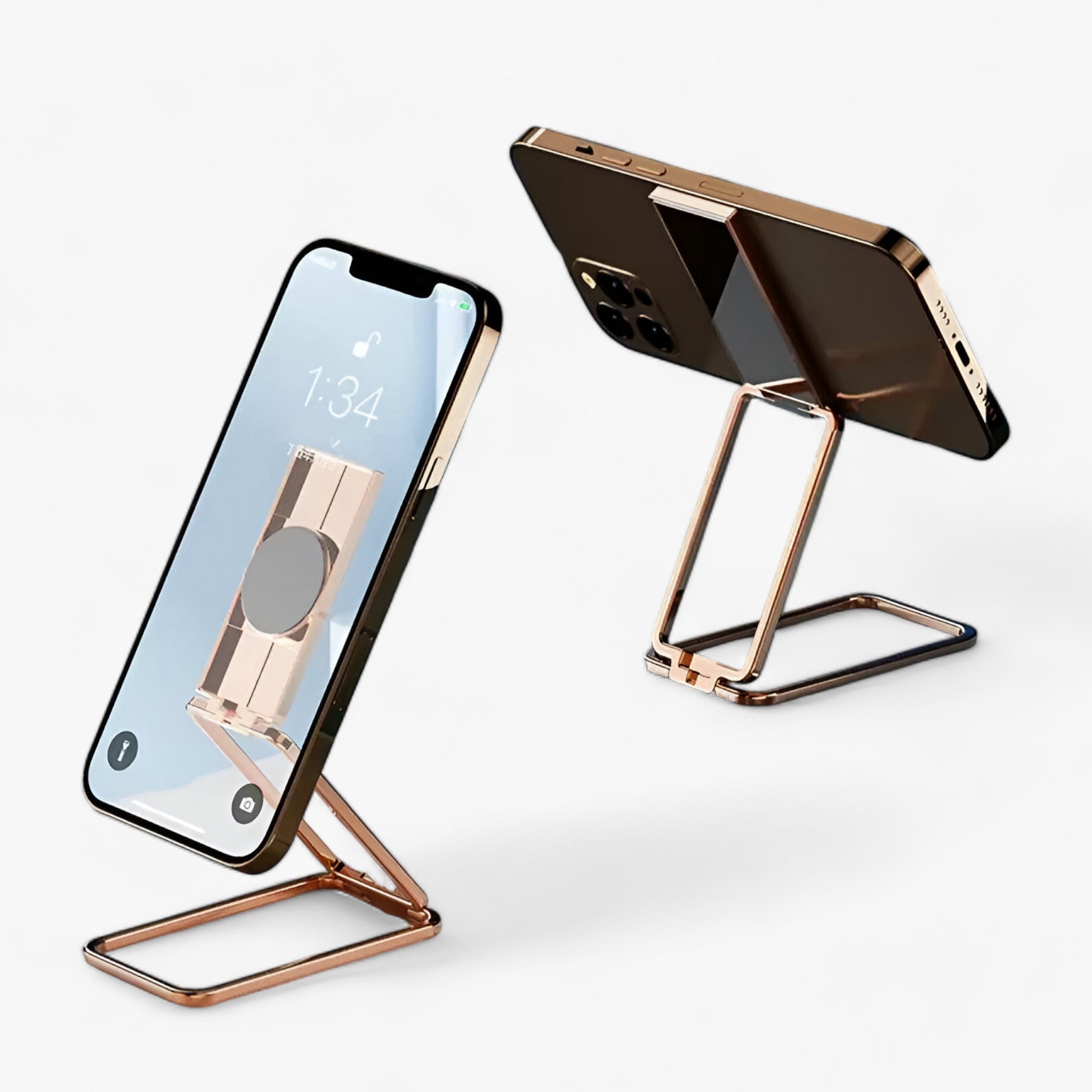 Supporto Telefono Metallo Argento Ultra Sottile - - gadgets metallo sottile supporto supporto telefono telefono women - Concept Palermo