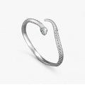 Pulsera charm de serpiente en plata de Elise - Delgada y a la moda para cualquier ocasión para mujer