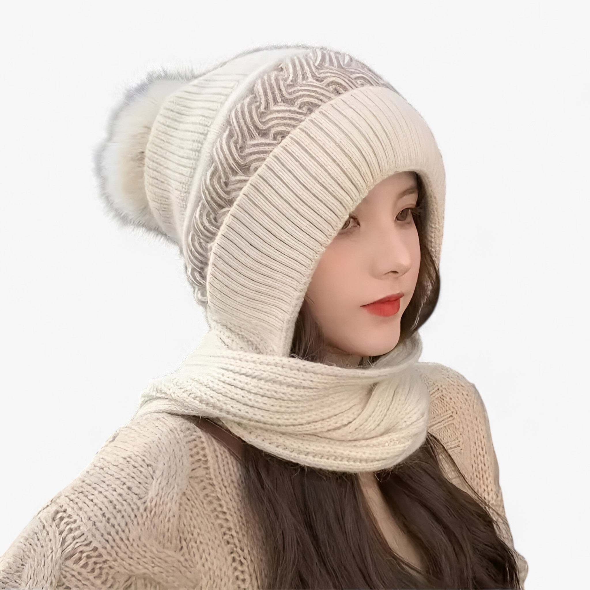 Cappello Invernale Magliato All-in-One – Caldo, Confortevole e Antivento Uomo - MISE - antivento beanies caldo cappello cappello invernale confortevole invernale magliato - Concept Palermo