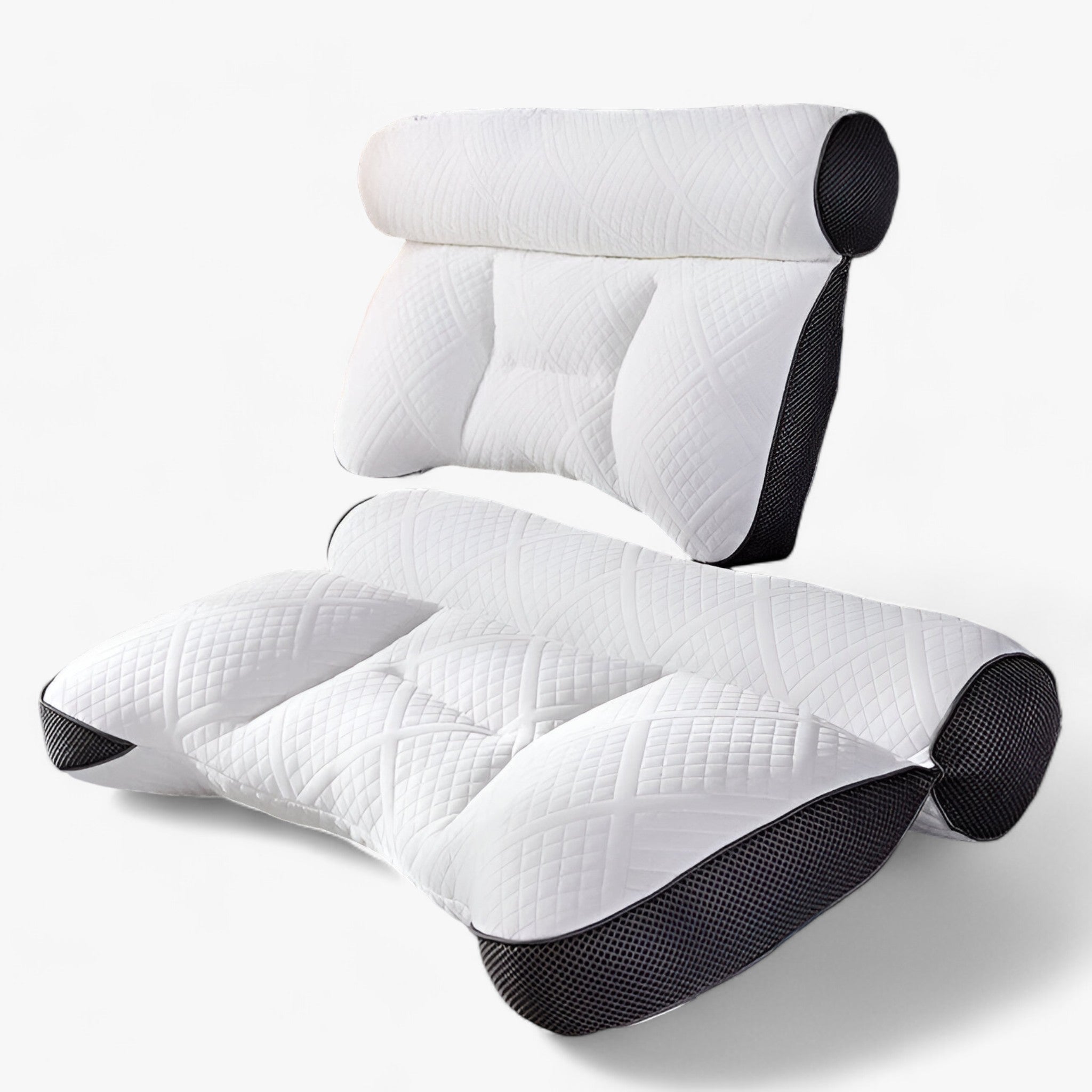 Cuscino Memory Foam Ortopedico Ergonomico per Cervicale, Sollievo Dolore Collo e Sonno Profondo - Nero - collo cuscino cuscino ortopedico dolore favorisce home & garden huis & tuin migliore ortopedico - Concept Palermo