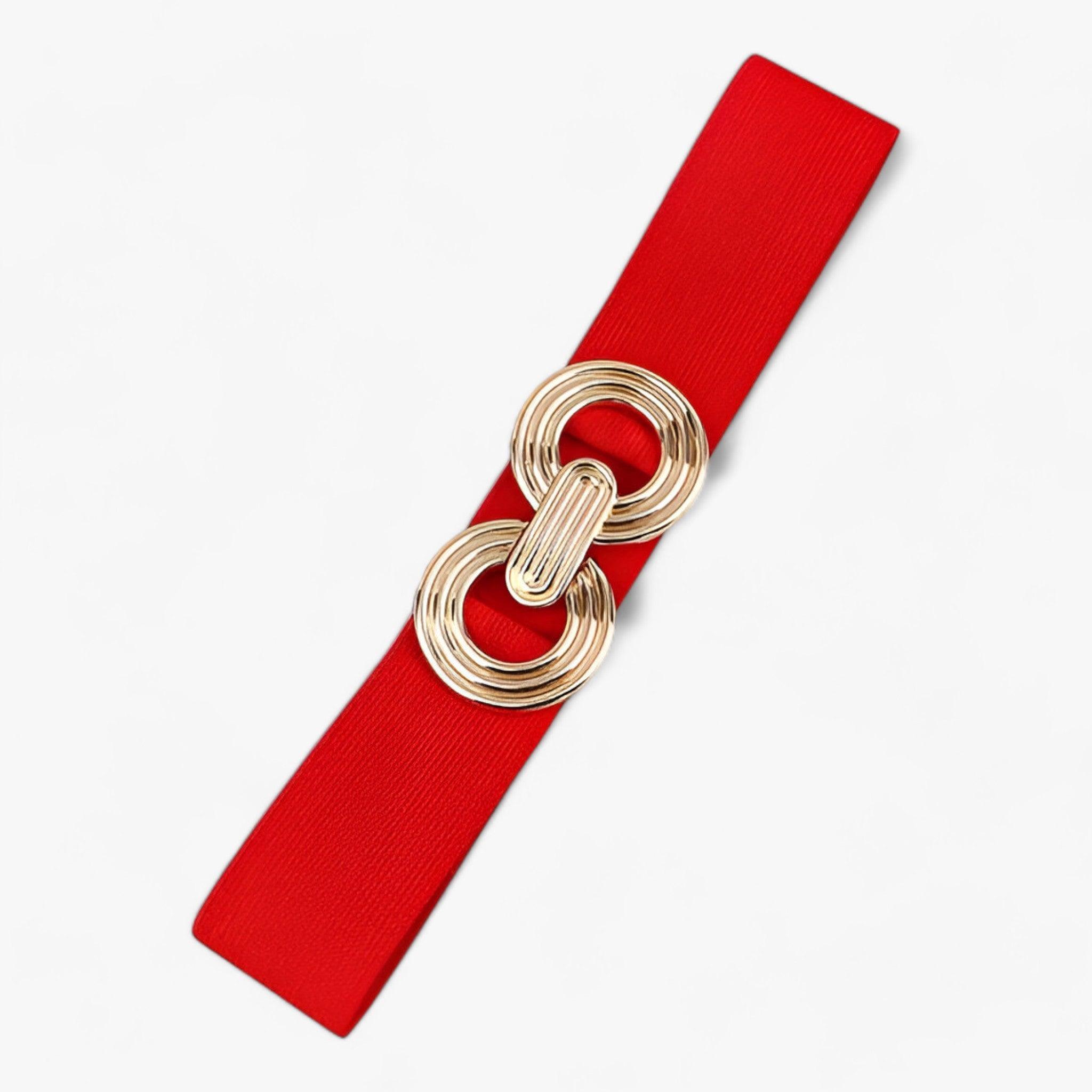Elastico in vita - per le feste e l'uso quotidiano Donna - Rossa - ADULT Belts China (mainland) donna elastico elastico vita fashion feste Geometric Polyester quotidiano vita WOMEN women belts women's belt - Concept Palermo