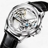 Luxe automatisch horloge - precisie en elegantie voor heren, leer