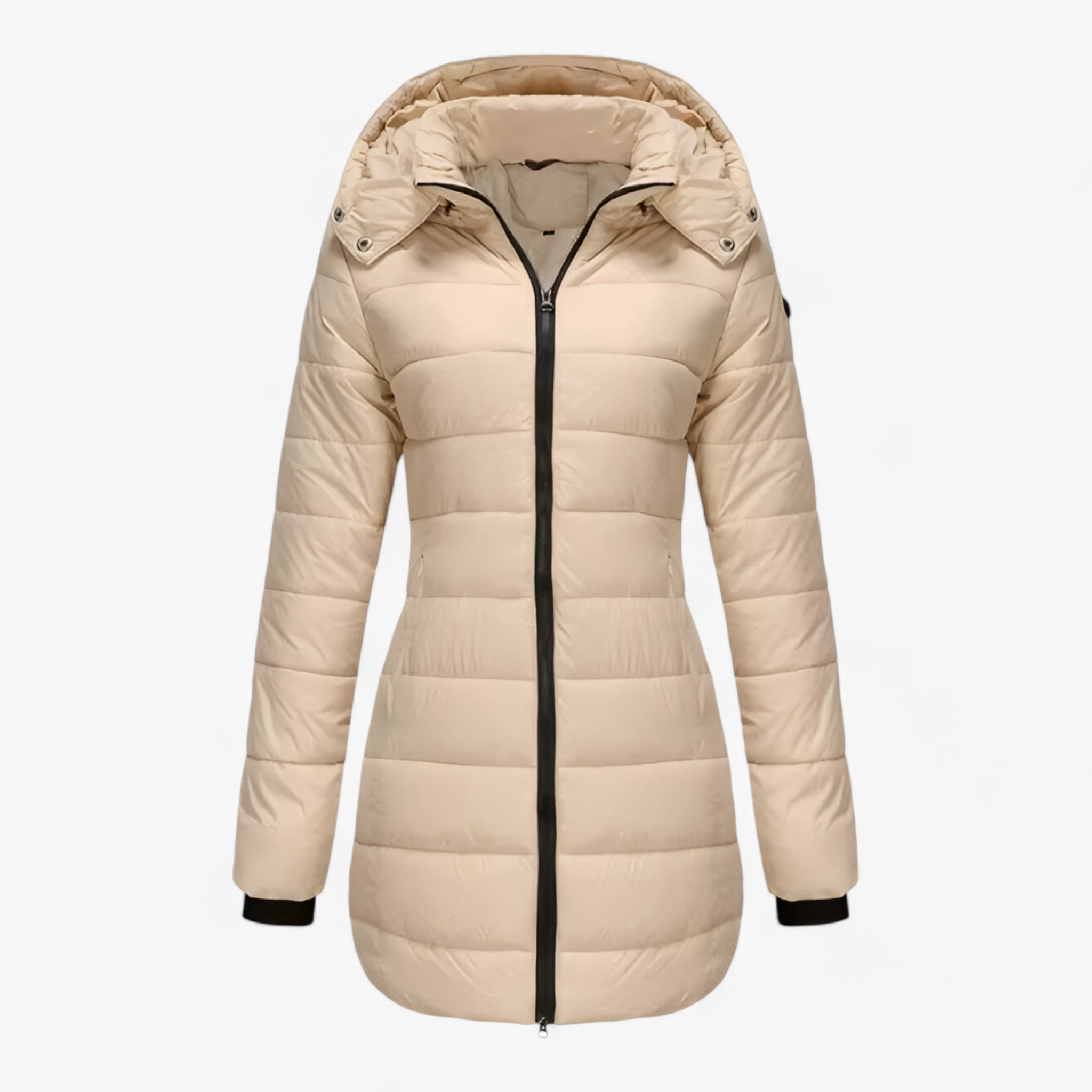 Parka Lunga con Cappuccio - Calore Estremo per l'Inverno Uomo - Albicocca - Autumn And Winter calore cappuccio estremo inverno lunga parka parka lunga uomo winter jacket Winter jacket men Winter jacket women - Concept Palermo