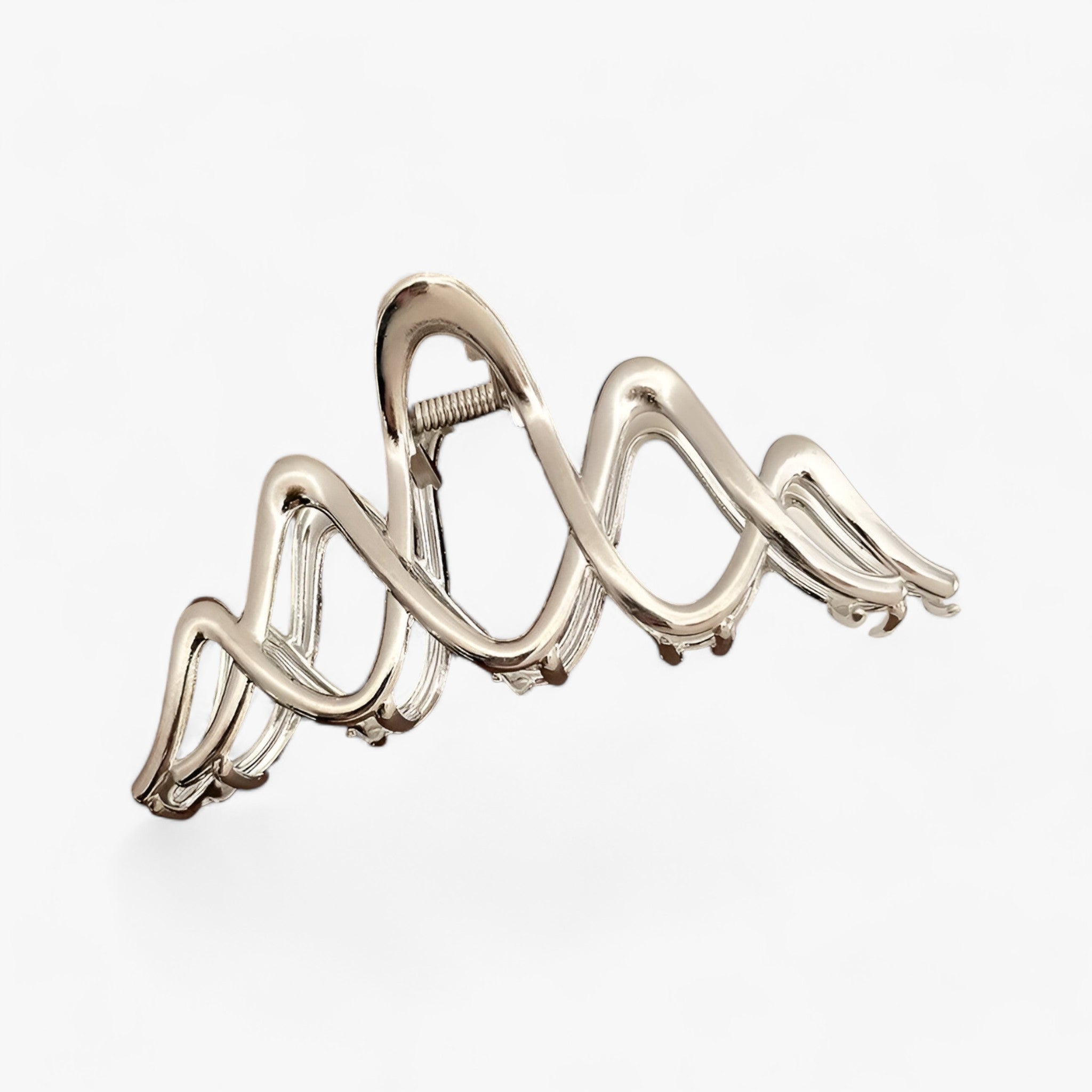Fermaglio per capelli geometrico - Eleganza per il tuo look da parrucchiere Donna - Argento - capelli donna eleganza fermaglio fermaglio capelli geometrico hair clips jewelry look WOMEN - Concept Palermo