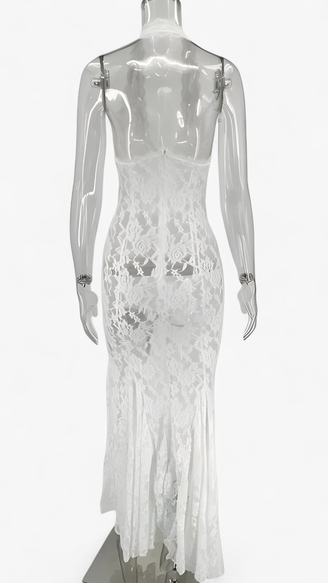 Abito lungo - Rinnova il tuo guardaroba estivo Donna - - abito Ankle-Length donna dresses estivo guardaroba Lace Lace Dress Natural Neck-mounted Polyester regular rinnova Sexy & Club Sheath sleeveless slim fit Spring/Summer synthetic fiber TOSSY WOMEN - Concept Palermo