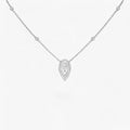 Collar con gotas de agua brillantes - Elegancia en cada gota Lana