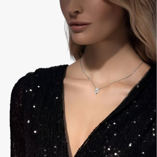 Collana con gocce d'acqua brillanti - Eleganza in ogni goccia Lana - - 3.1g 925 acqua brillanti Classic collana collana gocce eleganza Fine GDTC gocce goccia jewelry Mainland China PENDANTS silver Sterling Water Drop YES Zircon - Concept Palermo