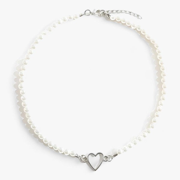 Collana di perle in design classico simulato Lana Donna - Cuore di Legno - All Compatible alloy collana collana perle creamy white design donna fashion HEART heart-shaped Hubei Japan and South Korea jewelry lana Link Chain Mainland China necklace NECKLACES Party PEARL Pearl chain Pendant Necklaces Perfectly Round perle Simulated-pearl simulato TRENDY Women YIYUEQIANLI Zinc alloy - Concept Palermo