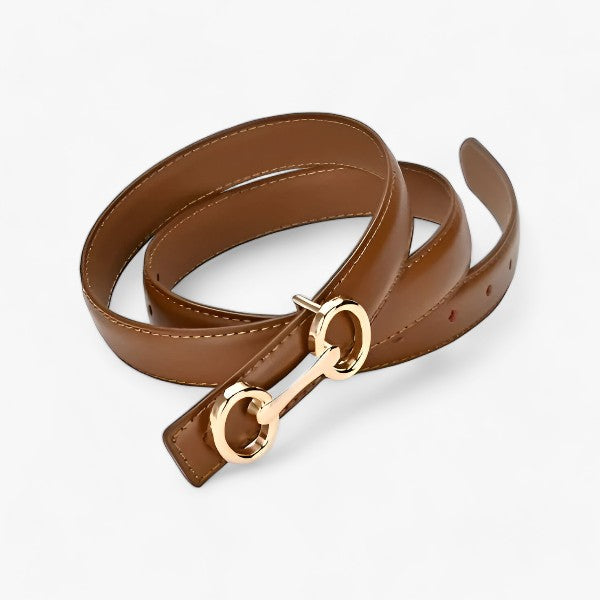 Cintura Donna in Vera Pelle Nera/Marrone – Elegante, Versatile per Ogni Occasione - - 2.4cm ADULT Belts cintura cintura pelle cowskin donna fashion Mainland China occasione ogni pelle Solid versatile WOMEN women's belt Zhejiang - Concept Palermo