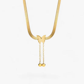 Collana con ciondolo a farfalla - Stile e fascino in un unico gioiello Acciaio Donna Lana - Oro - 40+5cm acciaio All Compatible Animal print Butterfly Butterfly pendant ciondolo Classic collana collana ciondolo donna elegant womens necklaces farfalla fascino fashion gioiello Gold Hubei Light luxury style Mainland China Metal NECKLACES party Pendant Necklaces silver Snake Chain Stainless Steel stainless steel necklace Women Wool YIYUEQIANLI - Concept Palermo