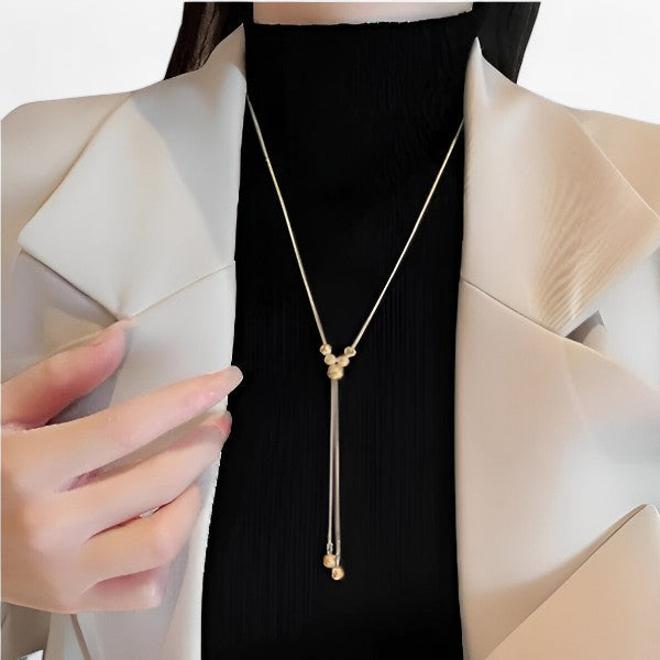 Y-Pendule in Oro - Bellezza Brillante per Ogni Occasione Lana Donna - - 30-days Money Back 40cm-65cm/15.75"-25.6" All Compatible Anniversary bellezza brillante Cadmium free Daily/Party donna fashion Gold color Guangdong High quality stainless steel jewelry lana Lead Link Chain Mainland China Metal NECKLACES Nickel No ads No Logo No Receipt none occasione ogni Pendant Necklaces pendule Round Stainless Steel TRENDY VNOX VNOX-NC-1484G Within 24 Hours (Work Time) Women Y Necklace - Concept Palermo