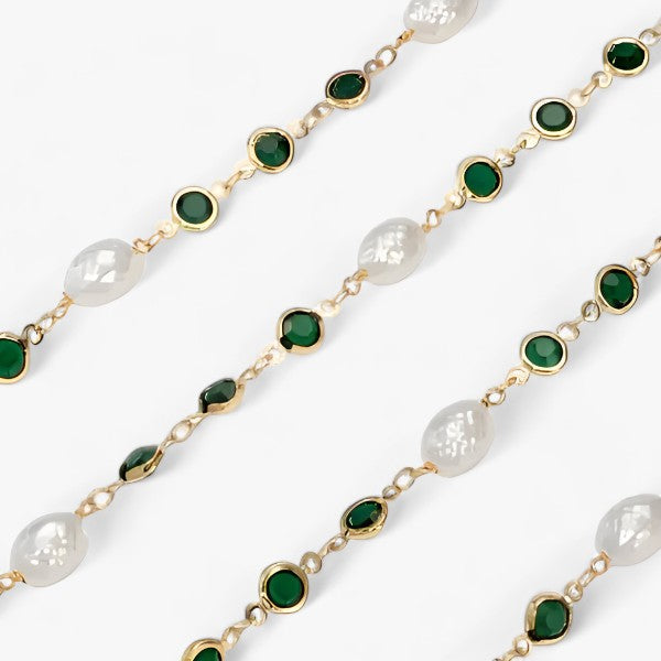 Collana di perle - Senza tempo e raffinata Lana Donna - Oro - Artificial Coral Chains Necklaces collana collana perle donna DREJEW fashion jewelry lana Mainland China NECKLACES O-chain party perle raffinata tempo Vintage Women Zhejiang Zinc alloy - Concept Palermo