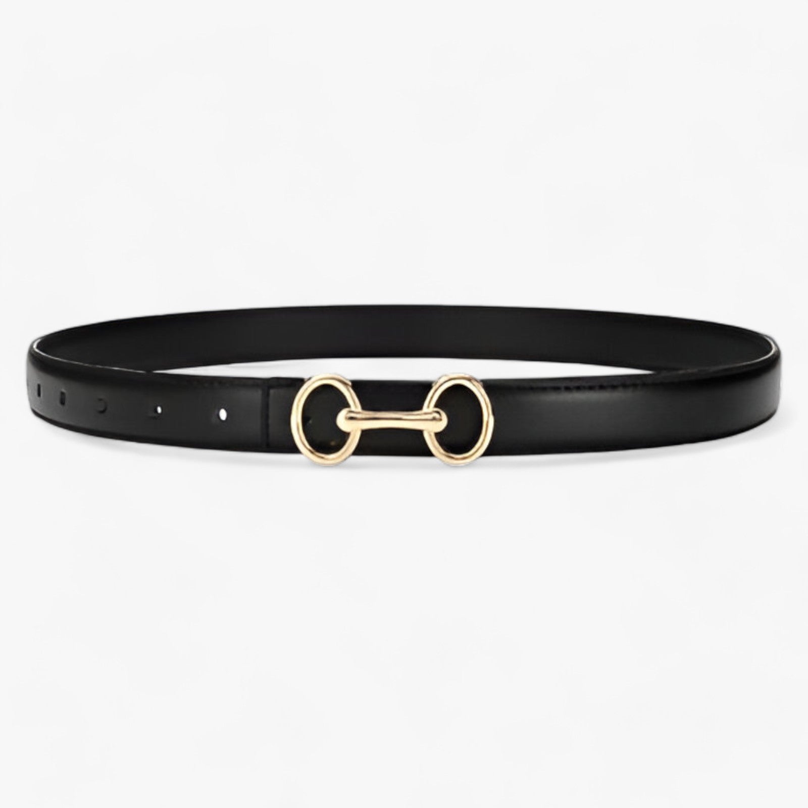 Cintura Donna in Vera Pelle Nera/Marrone – Elegante, Versatile per Ogni Occasione - Nero - 2.4cm ADULT Belts cintura cintura pelle cowskin donna fashion Mainland China occasione ogni pelle Solid versatile WOMEN women's belt Zhejiang - Concept Palermo