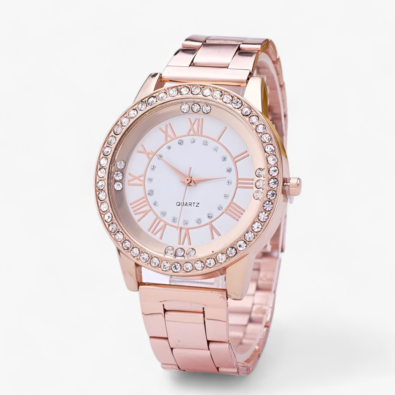 Acciaio Inossidabile Ur Eccezionalmente Brillante, Alta Qualità - Roséguld - 10mmmm 20mmmm 220mm 40mmmm acciaio Acrylic brillante eccezionalmente Folding Clasp with Safety Mainland China No package No Waterproof None PBY_07ZG Quartz Round simple Stainless Steel watches - Concept Palermo