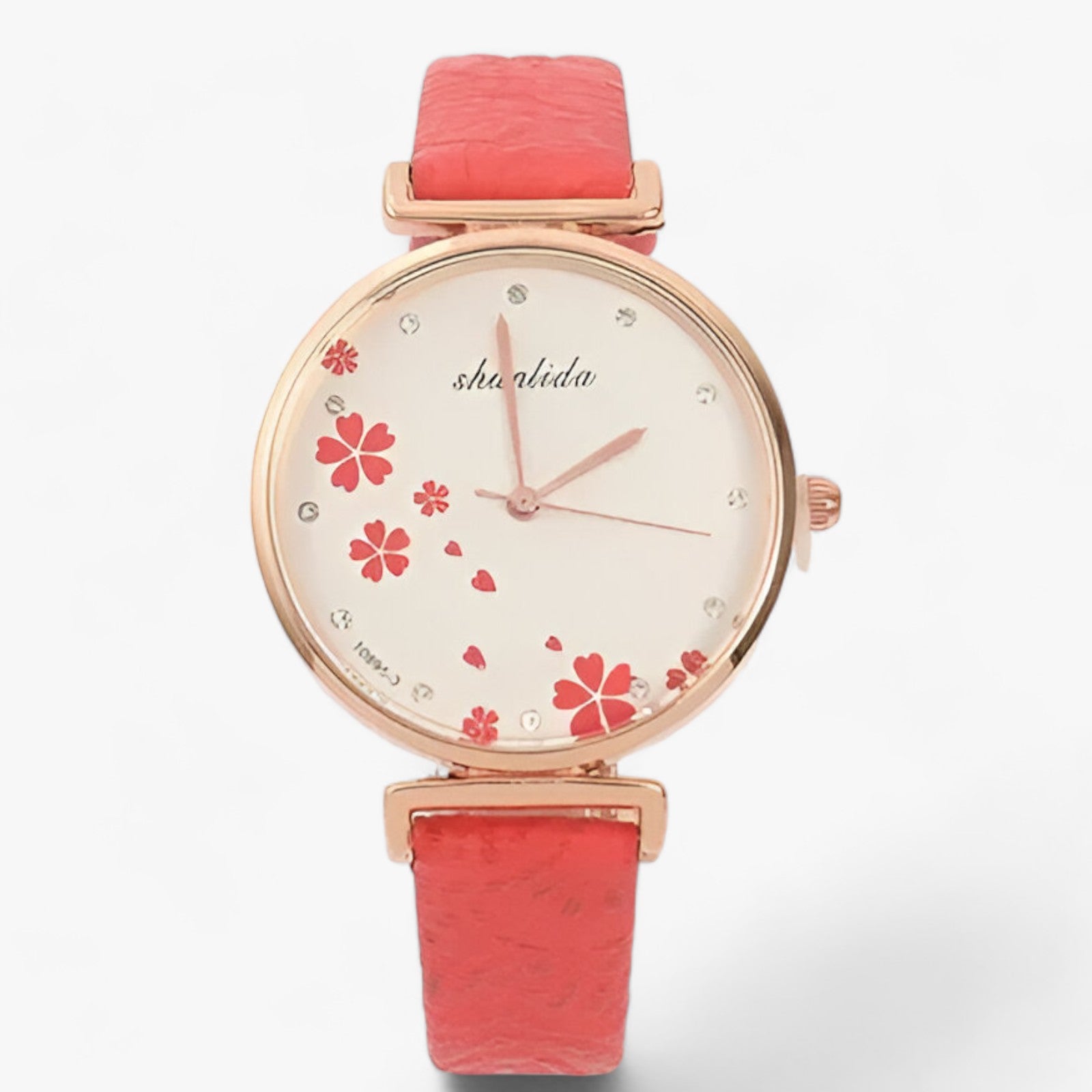 Orologio al quarzo - Eleganza senza tempo Pelle Donna - Rosso - donna eleganza orologio orologio quarzo pelle quarzo tempo watches wrist watches for women - Concept Palermo
