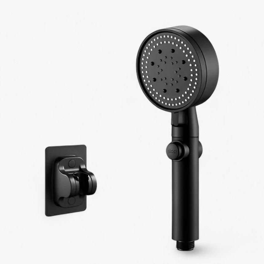 Soffione doccia - Docce potenti e personalizzabili Uomo - Stile 1-Treppiede nero - ABS Plastic CE docce doccia Fixed Support Type Hand Hold home & garden Mainland China No None personalizzabili potenti Round shower head Single Head soffione soffione doccia uomo Water Saving Shower Heads - Concept Palermo