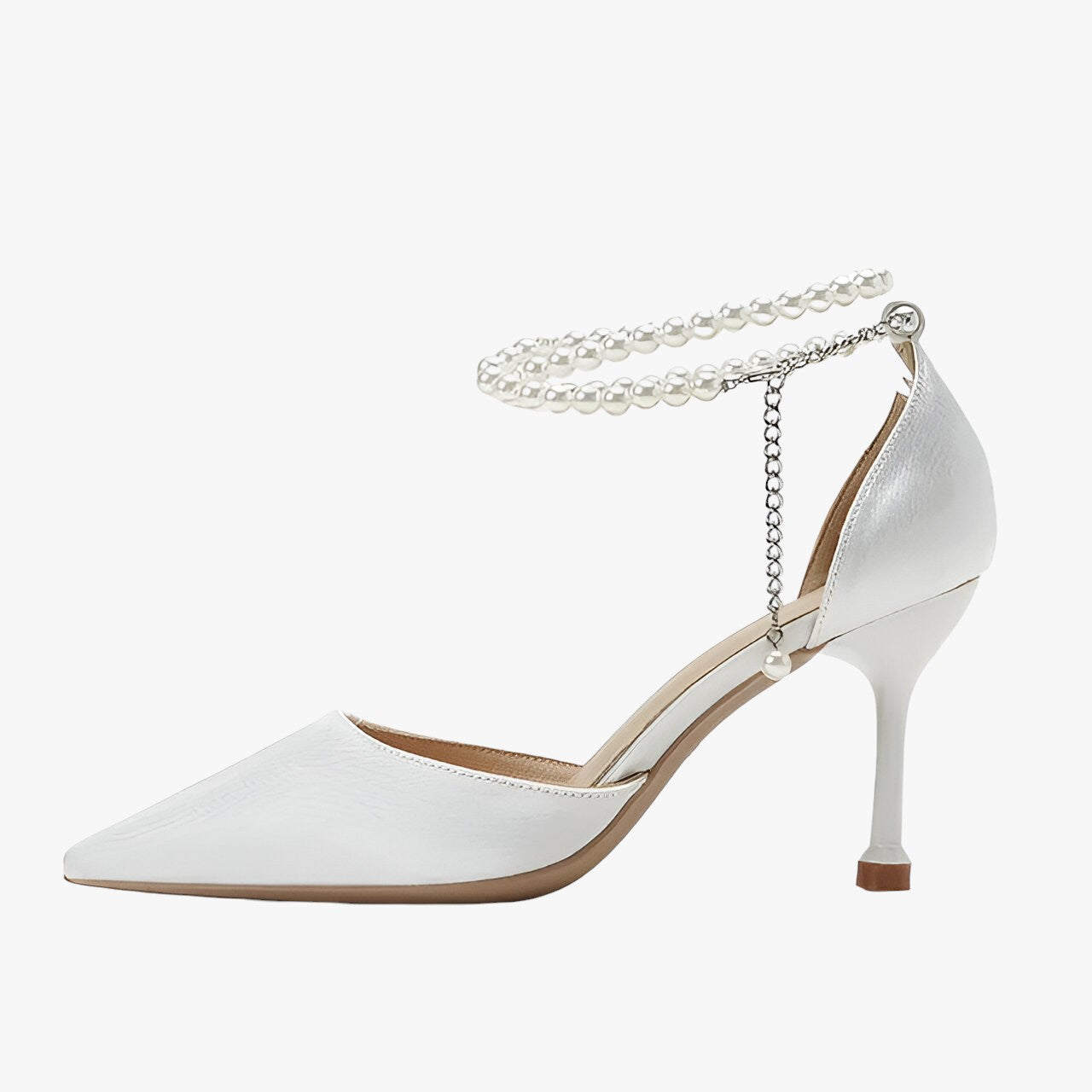 Magnifici Tacchi da Sposa – Un Raffinamento Ineguagliabile Donna - Bianco - ADULT Ankle Strap basic BONDED LEATHER Casual Classics donna Fits true to size High (5cm-8cm) ineguagliabile Jiashusen Lace-up magnifici magnifici tacchi Mainland China No Open raffinamento Rubber sandals Silk Solid sposa tacchi take your normal size Thin Heels women sandals - Concept Palermo