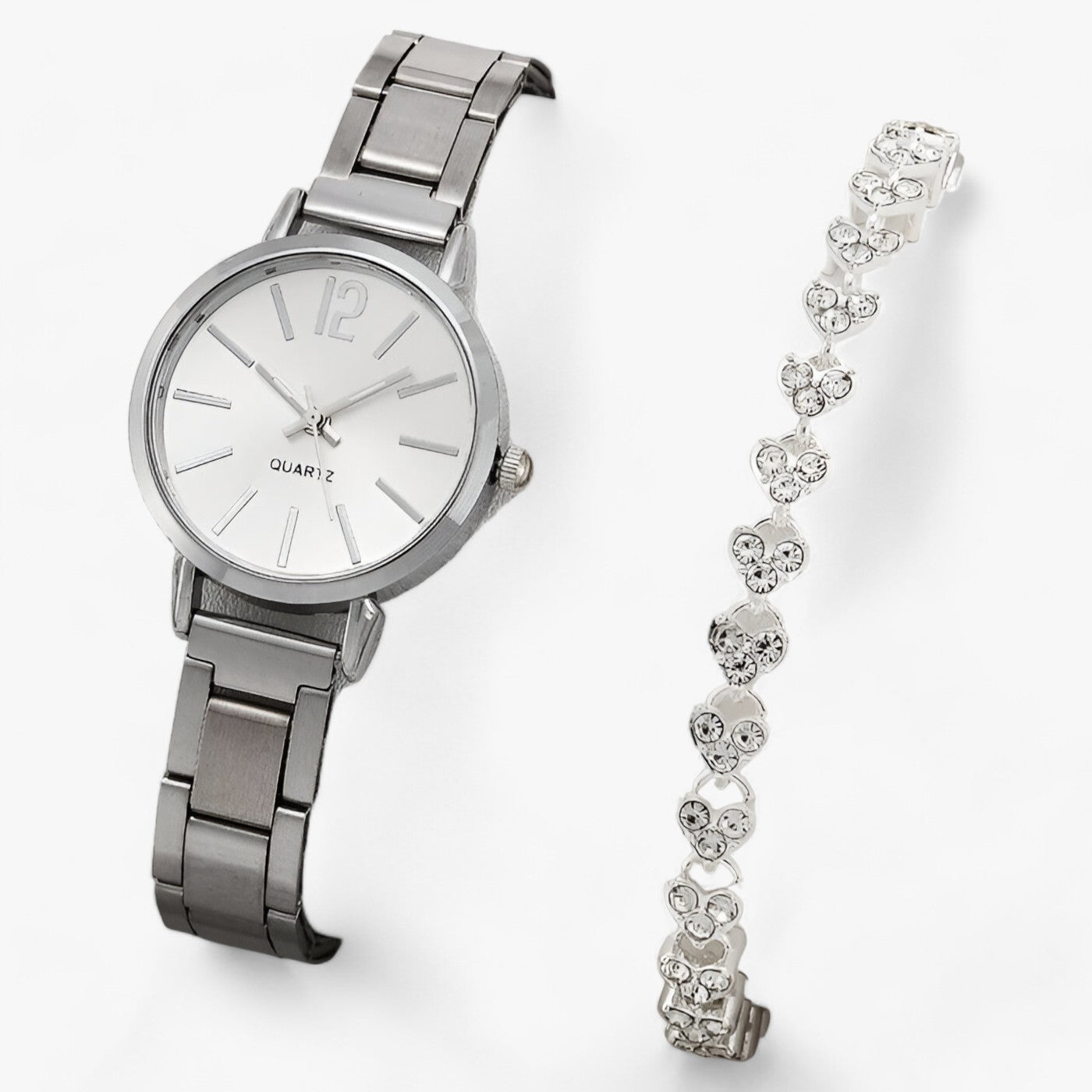 Orologio in lega digitale - Design per un'eleganza senza tempo - Set argento 2 - accessoires design digitale eleganza horloges lega orologio orologio lega tempo watches - Concept Palermo