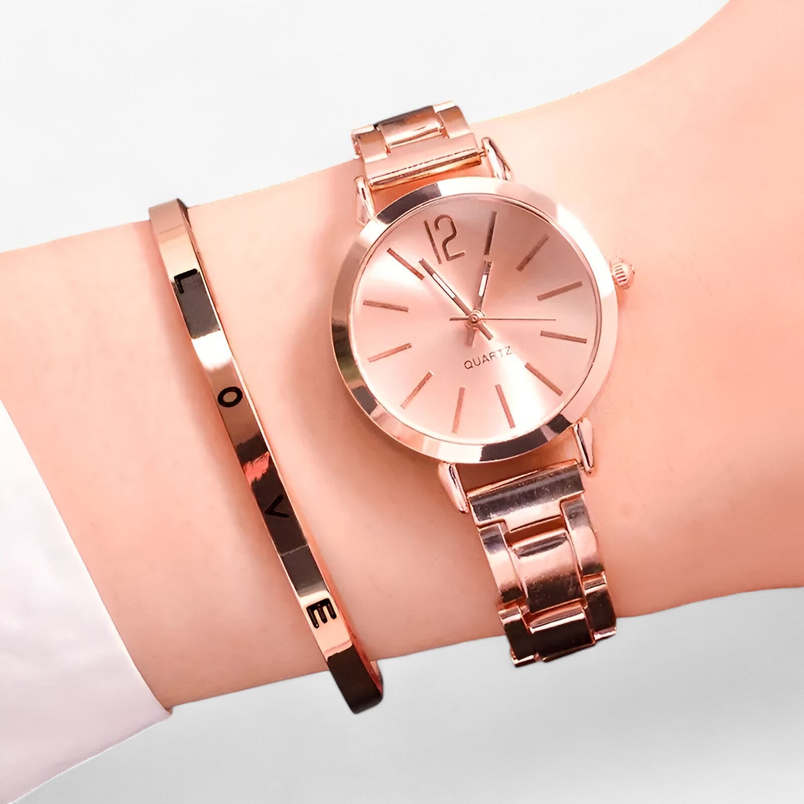 Orologio in lega digitale - Design per un'eleganza senza tempo - Set in oro rosa - accessoires design digitale eleganza horloges lega orologio orologio lega tempo watches - Concept Palermo