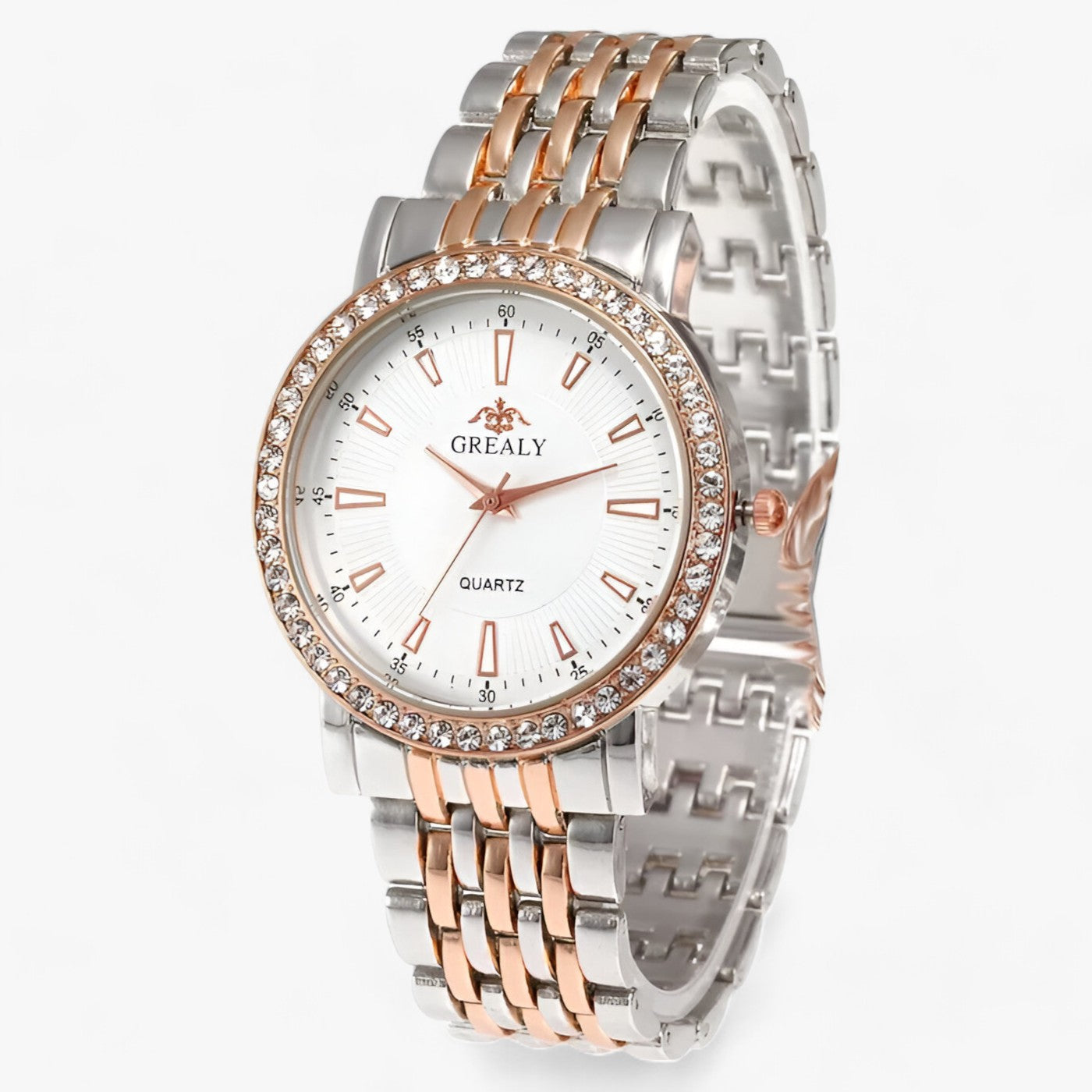 Acciaio inossidabile e acido al quarzo: una simbiosi di stile e precisione Uomo - BW Bianco oro rosa Grande - accessoires acciaio acciaio inossidabile acido horloges inossidabile precisione quarzo simbiosi stile watches - Concept Palermo